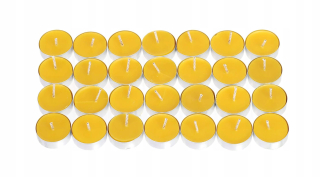 Sviečka - Čajová sviečka z včelieho vosku Beeswax Apiary Zen 30 ks.